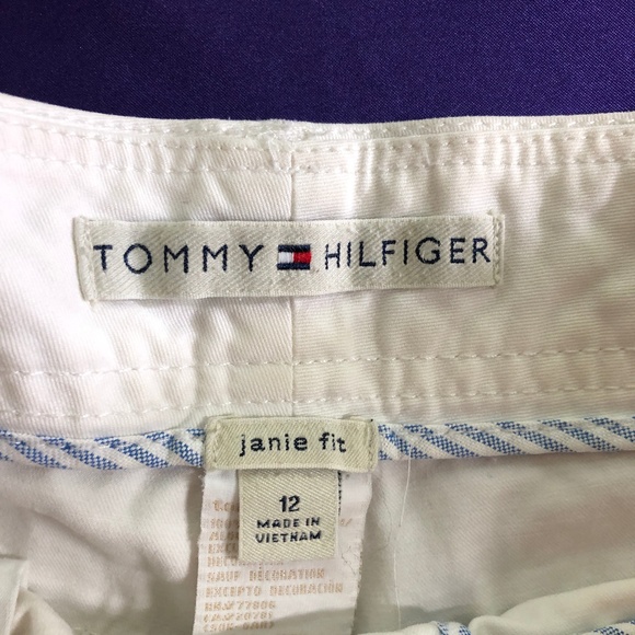 📌Tommy Hilfiger Janie Fit White Short - Picture 3 of 7